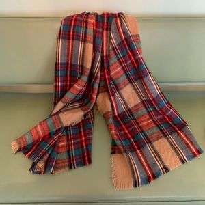 Merona plaid blanket scarf